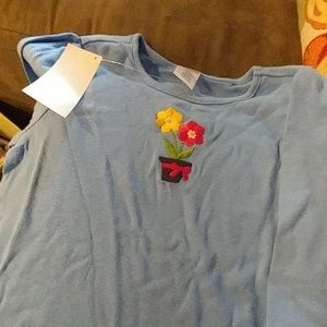 Gymboree long sleeved blue shirt